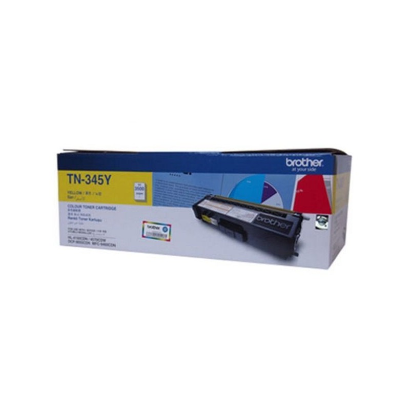 Brother TN-345 Yellow Ink Toner TN-345Y price in Dubai