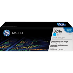 HP 824A Cyan Toner CB381A...