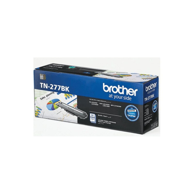 Brother TN-277BK High Capacity Black Ink Toner